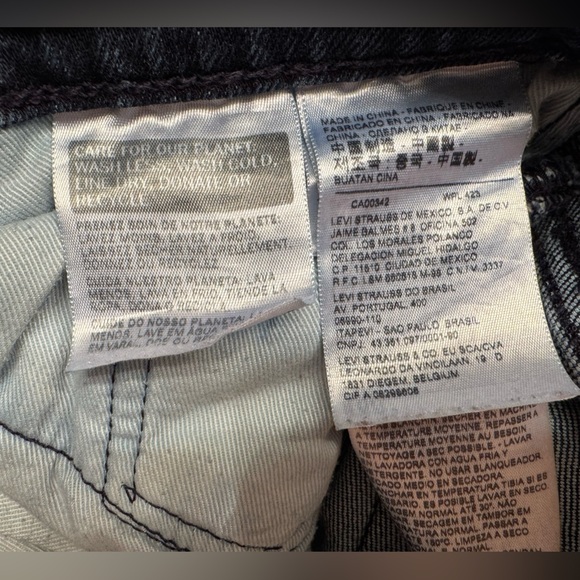 Levi's 502 Taper Flex Men’s Denim Jeans - Picture 8 of 9